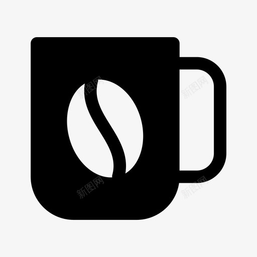 一杯咖啡一杯玻璃杯图标svg_新图网 https://ixintu.com 一杯咖啡 一杯玻璃杯