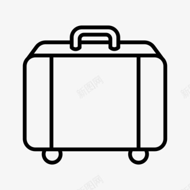 手提箱行李日记图标图标