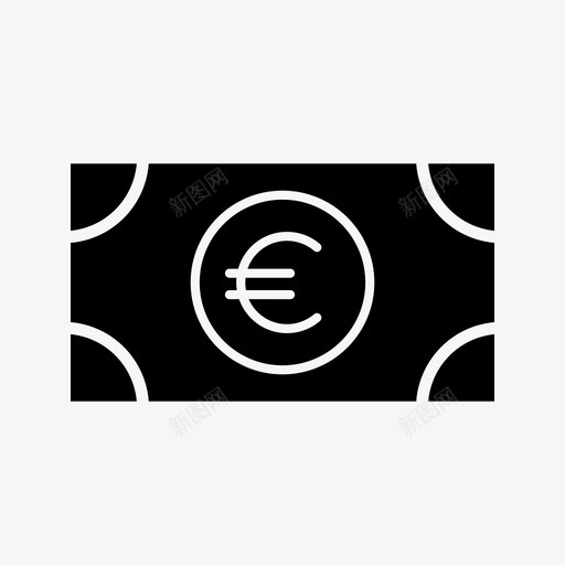 欧元商业信贷图标svg_新图网 https://ixintu.com 信贷 商业 欧元 货币