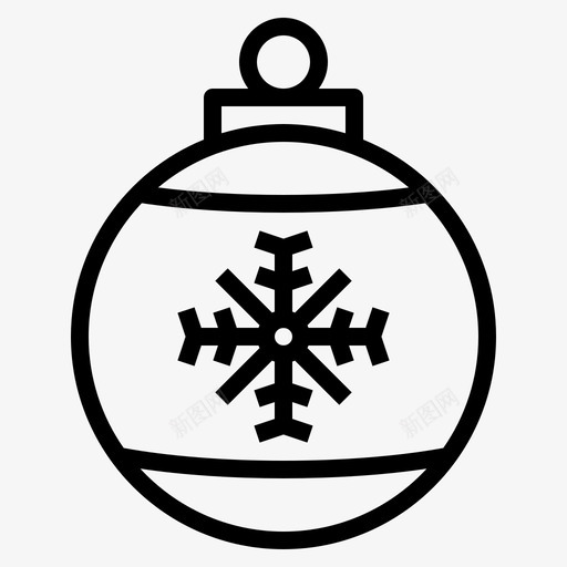 圣诞舞会装饰聚会图标svg_新图网 https://ixintu.com 圣诞树 圣诞舞会 聚会 装饰