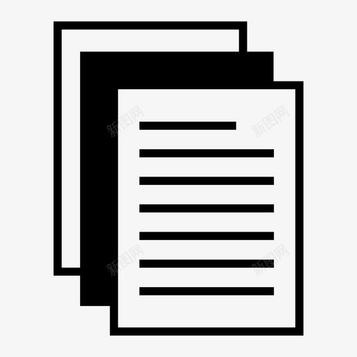 文件创建文件文档图标svg_新图网 https://ixintu.com 创建文件 文件 文档 文档文件 纸张