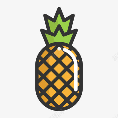 菠萝-Pineapple图标