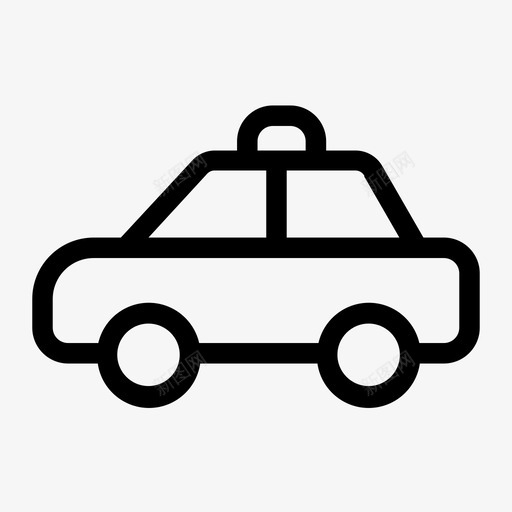 交通工具汽车警察图标svg_新图网 https://ixintu.com 交通工具 汽车 警察 警车