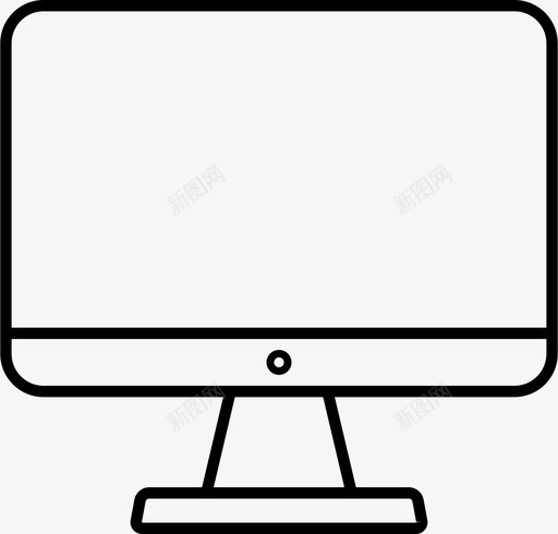 计算机mac显示器图标svg_新图网 https://ixintu.com mac pc 屏幕 显示器 计算技术 计算机