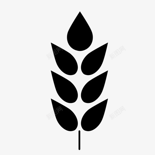 小麦烘焙烹饪图标svg_新图网 https://ixintu.com 农作物 小麦 烘焙 烹饪 食物