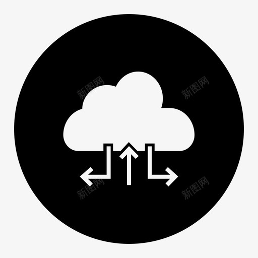 云存储云计算云数据库图标svg_新图网 https://ixintu.com 云存储 云数据库 云服务器 云网络 云计算 在线存储 大数据圈
