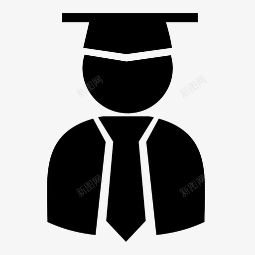 毕业大学生帽子图标svg_新图网 https://ixintu.com 大学生 帽子 摩托车 毕业