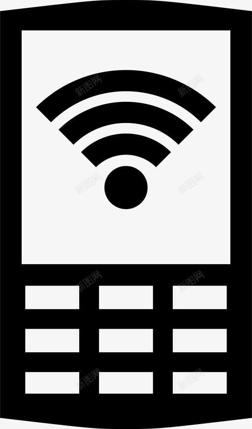 手机信号手机连接图标svg_新图网 https://ixintu.com 手机 手机信号 移动电话 设备 连接