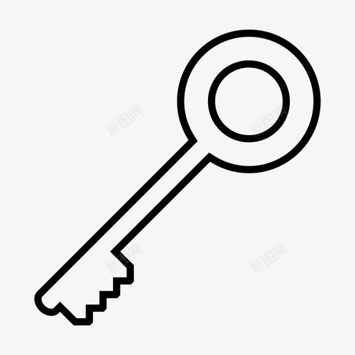 密钥访问登录图标svg_新图网 https://ixintu.com 密码 密钥 登录 访问