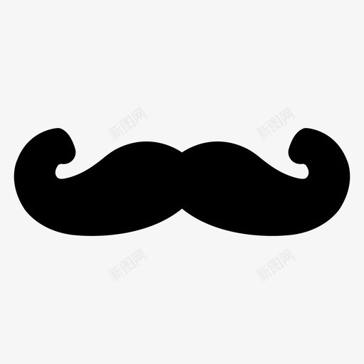 胡子庆祝时尚图标svg_新图网 https://ixintu.com 庆祝 时尚 派对庆祝字形图标 男人 胡子 风格