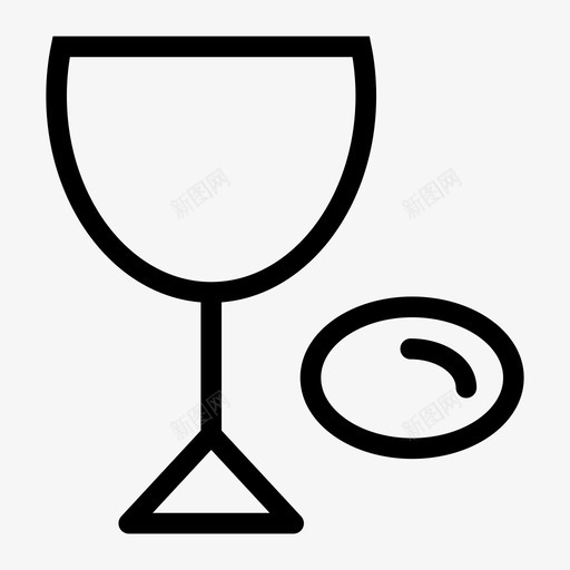 喝酒庆祝玻璃杯图标svg_新图网 https://ixintu.com 喝酒 复活节系列图标 庆祝 玻璃杯 葡萄酒