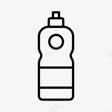 洗涤液瓶子消毒剂图标图标