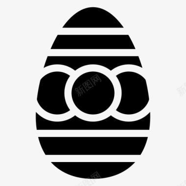 复活节煮熟鸡蛋图标图标