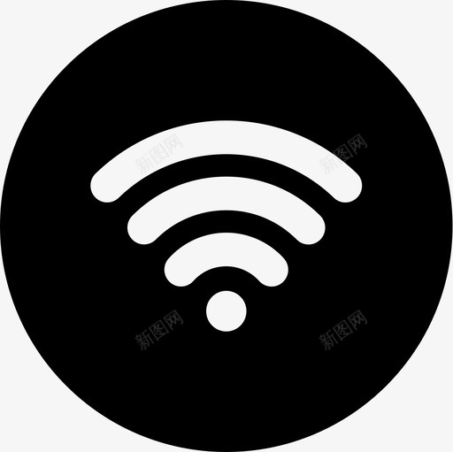 WIFI_选中svg_新图网 https://ixintu.com WIFI_选中 WIFI_but