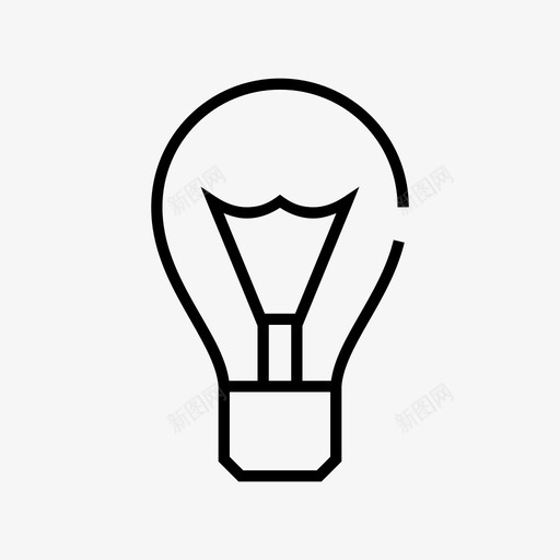 灯泡能源工程图标svg_新图网 https://ixintu.com 工程 想法 灯 灯泡 类别 能源