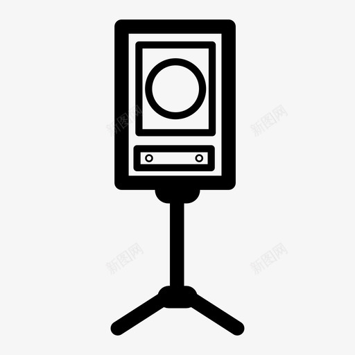 音响系统扬声器音乐图标svg_新图网 https://ixintu.com 多媒体 扬声器 音乐 音响系统