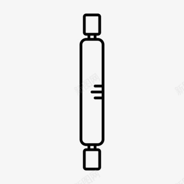 擀面杖蛋糕厨房武器图标图标