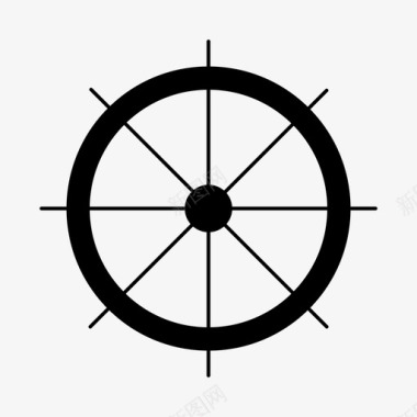 方向盘舵手海盗图标图标