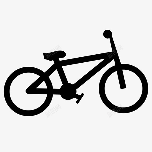 bmx自行车自行车骑行图标svg_新图网 https://ixintu.com bmx自行车 自行车 骑行