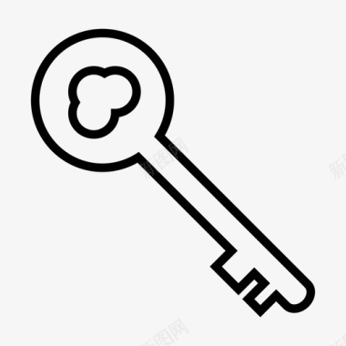 房子钥匙账户许可证图标图标