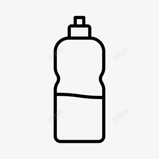 洗涤液瓶子清洁剂图标svg_新图网 https://ixintu.com 卫生用品 洗涤液 消毒剂 清洁剂 瓶子 肥皂瓶