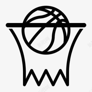 篮球网体育图标图标