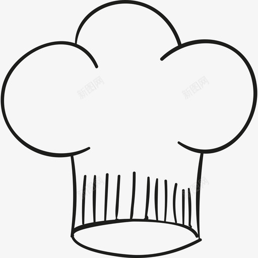 厨师帽时尚小酒馆和餐厅图标svg_新图网 https://ixintu.com 厨师帽 小酒馆和餐厅 时尚