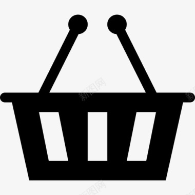 篮子电子商务杂货店图标图标