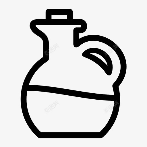 橄榄油瓶子烹饪图标svg_新图网 https://ixintu.com 意大利 橄榄油 烹饪 瓶子 食品