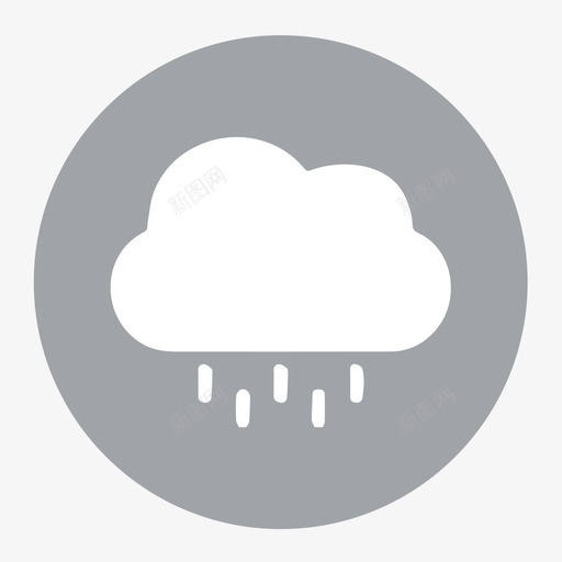 正在降雨的测站灰svg_新图网 https://ixintu.com 正在降雨的测站灰