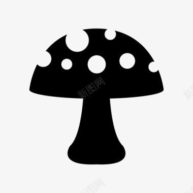 蘑菇秋天食物图标图标