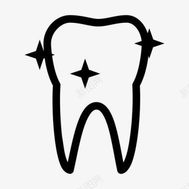 牙齿洁牙牙医图标图标