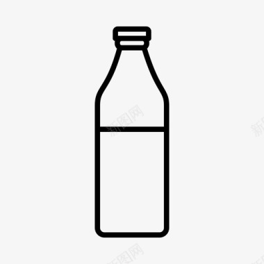 啤酒酒精瓶子图标图标