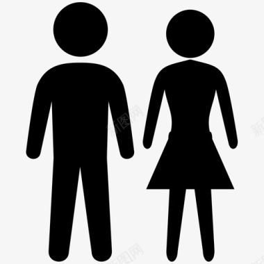 男人和女人夫妻图标图标