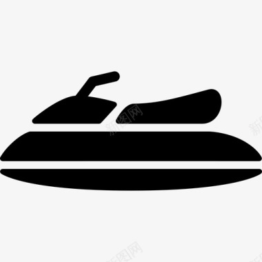 摩托艇交通工具暑假图标图标