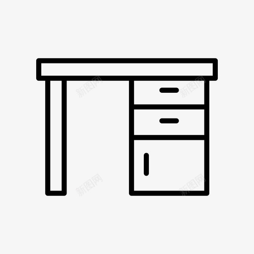 家具橱柜桌子图标svg_新图网 https://ixintu.com 家具 房间 桌子 橱柜