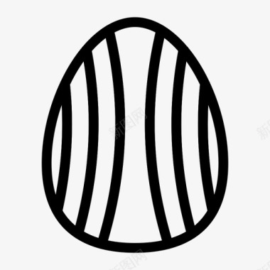 鸡蛋庆祝复活节图标图标