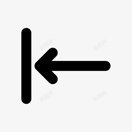 向左移动推向左推图标svg_新图网 https://ixintu.com 向左推 向左滚动 向左移动 基本标志 推
