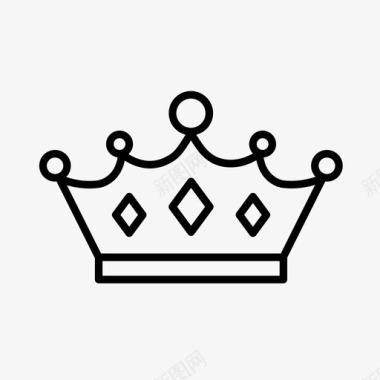 王冠童话幻想图标图标