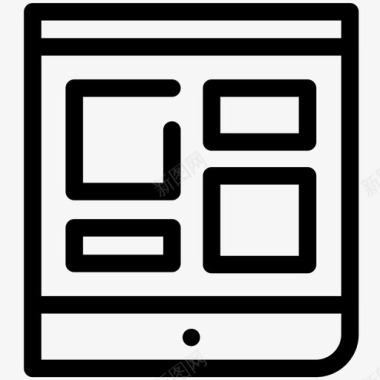 平板电脑应用程序ipad图标图标