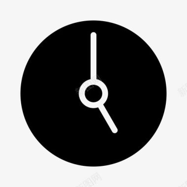 时钟时间搜索引擎优化字形图标图标