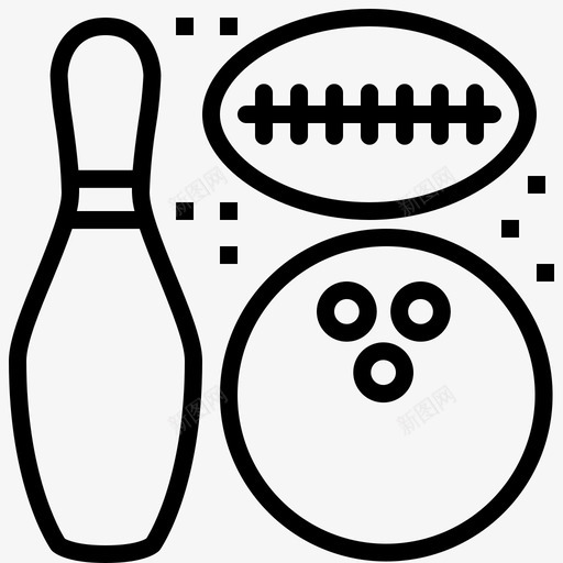 体育足球橄榄球图标svg_新图网 https://ixintu.com 体育 橄榄球 设计 足球
