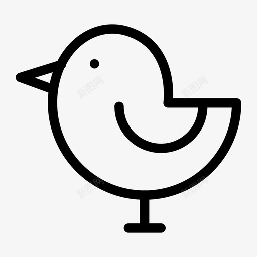 鸟庆祝鸽子图标svg_新图网 https://ixintu.com 复活节线图标 庆祝 苍蝇 鸟 鸽子 麻雀