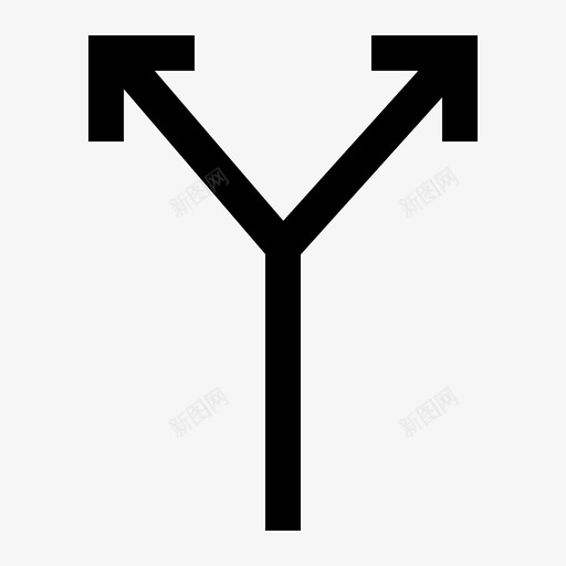 箭头方向位置图标svg_新图网 https://ixintu.com 两个方向 位置 位置和导航线 方向 箭头