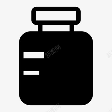酒精瓶罐子药物图标图标