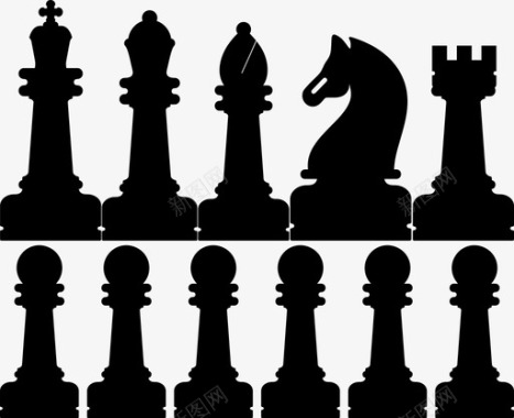 国际象棋体育国际象棋运动图标图标