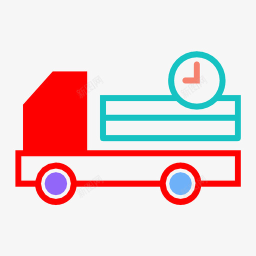 快速交货货物快递图标svg_新图网 https://ixintu.com 卡车 快递 快速交货 快速运输 货物