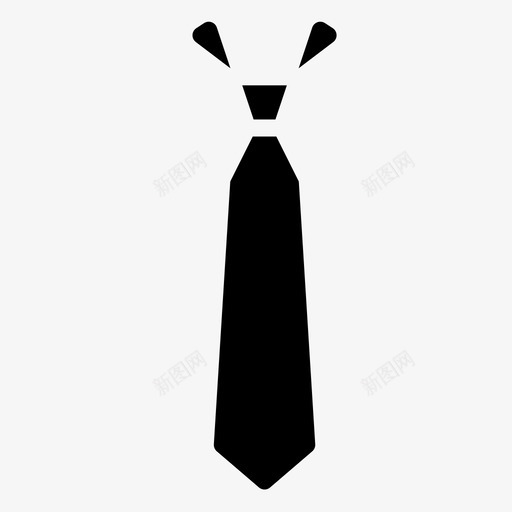 领带服装男式图标svg_新图网 https://ixintu.com smart 服装 男式 男式服装纯色 西装 领带