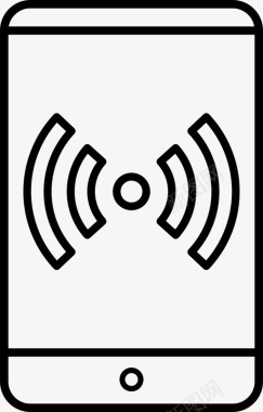 连接设备移动设备手机图标图标