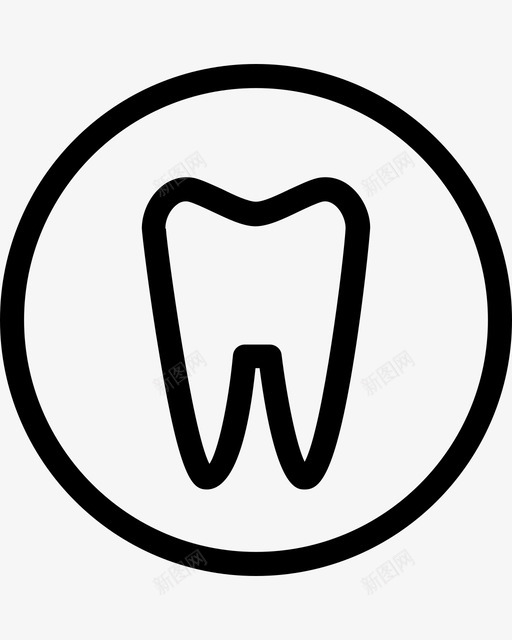 牙齿洞牙医图标svg_新图网 https://ixintu.com 嘴 大学 微笑 洞 牙医 牙齿